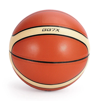 GG7X Basketball PU Leather for Adult Teenager Children Outdoor Indoor Match Training FIBA Approved