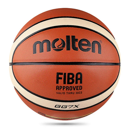 GG7X Basketball PU Leather for Adult Teenager Children Outdoor Indoor Match Training FIBA Approved