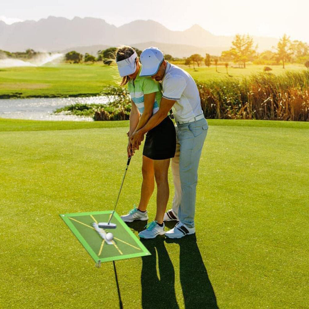 Golf Aid for Swing Detection Batting Game Practice Training Golf Training Mat