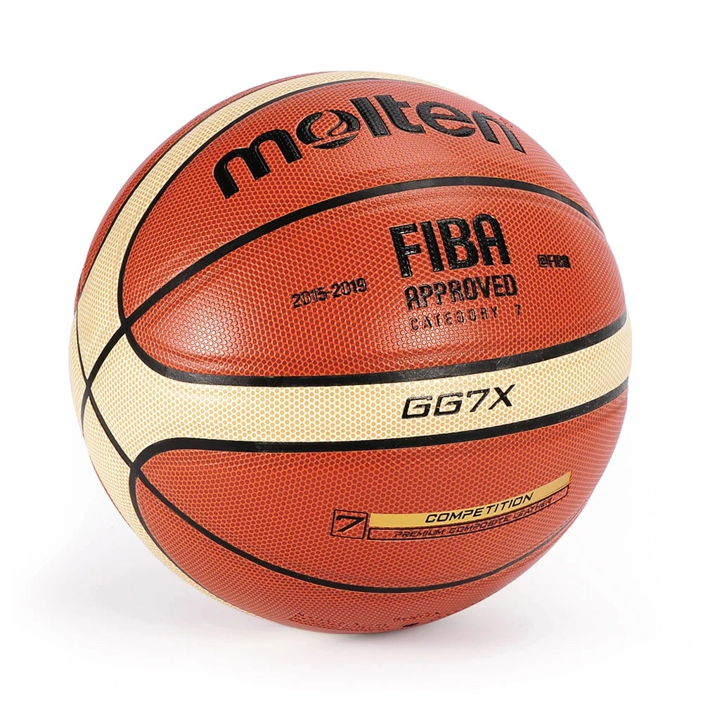 GG7X Basketball PU Leather for Adult Teenager Children Outdoor Indoor Match Training FIBA Approved